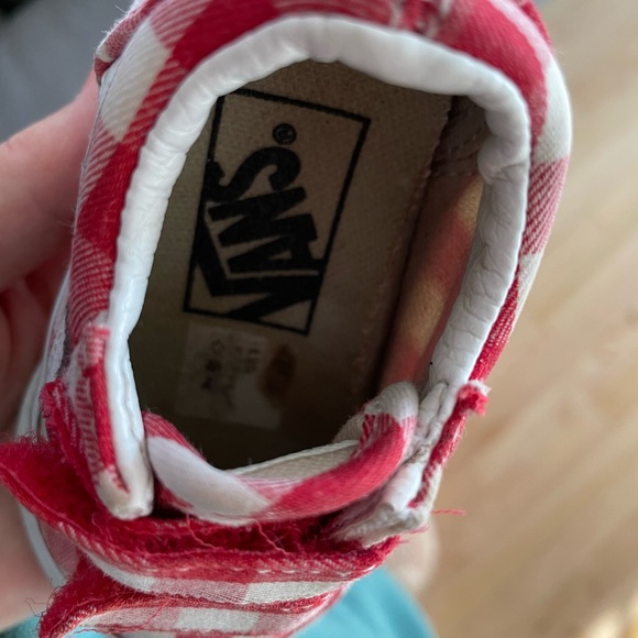 VANS | TODDLER RED CHECK OLD SKOOL - Picture 7 of 8